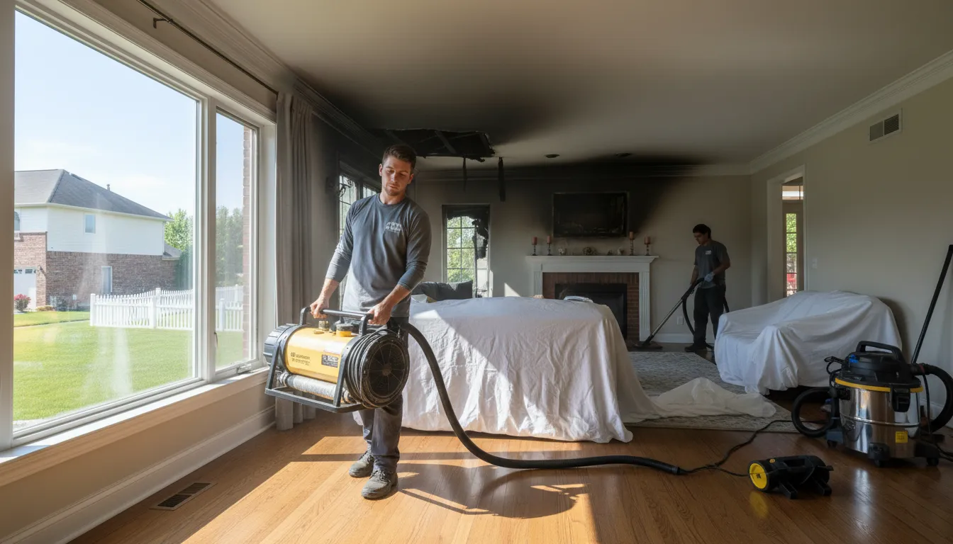 Fire Damage in Lake Orion